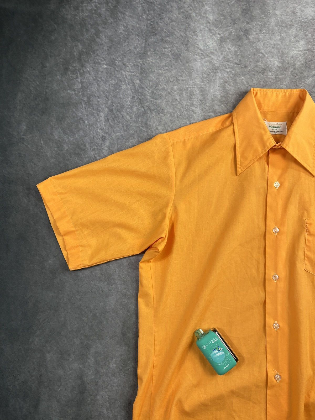 Vintage 1980s Vintage Shortsleeve Shirt Summer Highlighter Perma Pre Size US M / EU 48-50 / 2 - 3 Thumbnail
