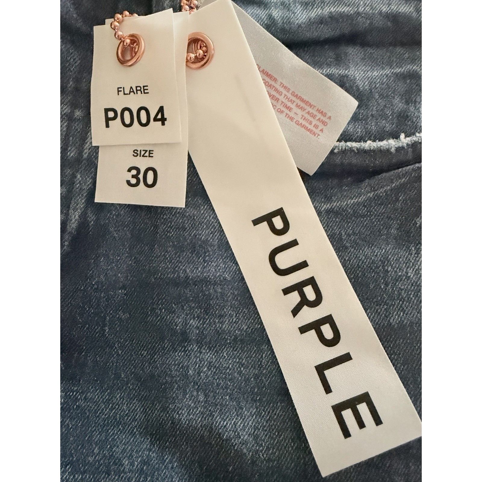Purple Brand Purple Brand Jeans Coated Men Slim Fit Flare Blue Size 30/32 Size US 30 / EU 46 - 8 Thumbnail
