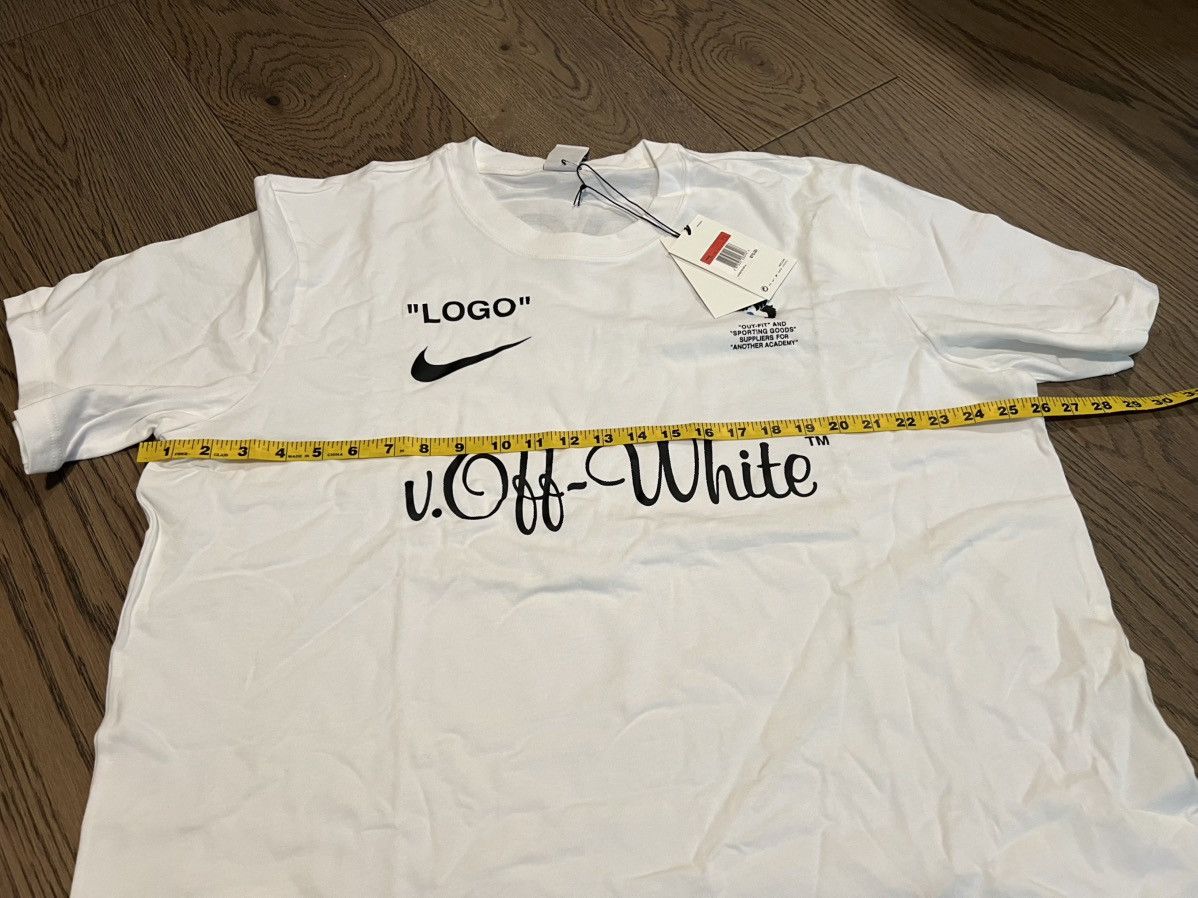 Nike × Off-White Nike x Off-White “Logo” Shirt White Large Size US L / EU 52-54 / 3 - 7 Thumbnail