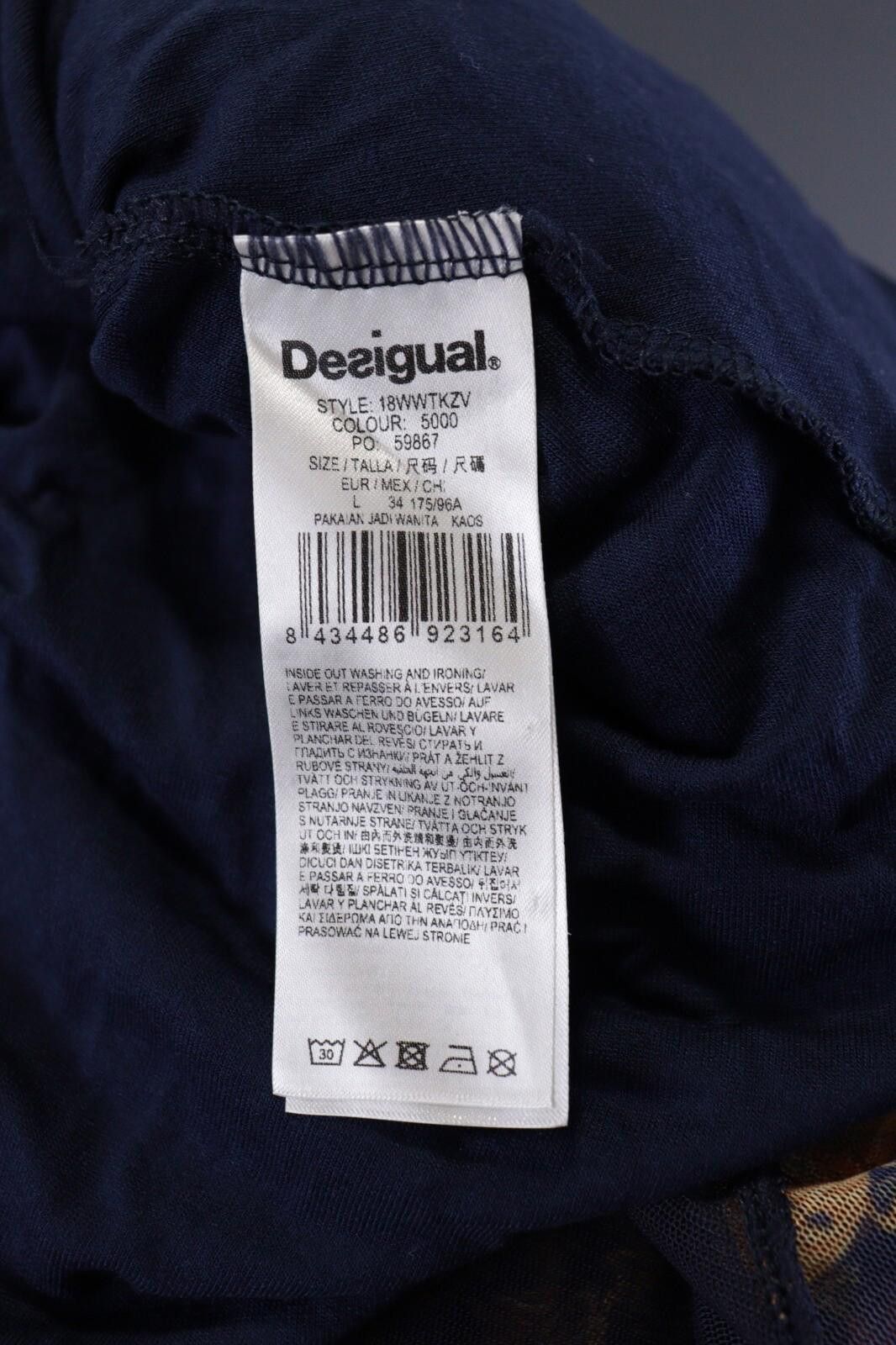 Desigual Desigual Multicolour Barocco J acquard Blouse Layered Size L Size L / US 10 / IT 46 - 12 Thumbnail