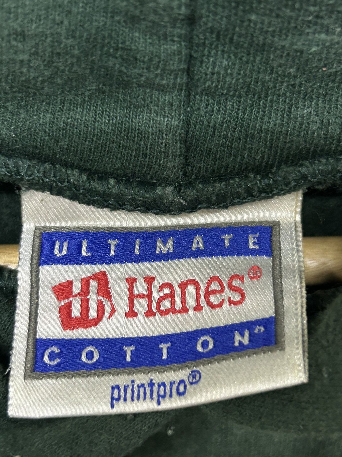 DC Comics × Hanes × Vintage Vintage Dc Comics hanes printpro green hoodie in extra large Size US XL / EU 56 / 4 - 5 Thumbnail