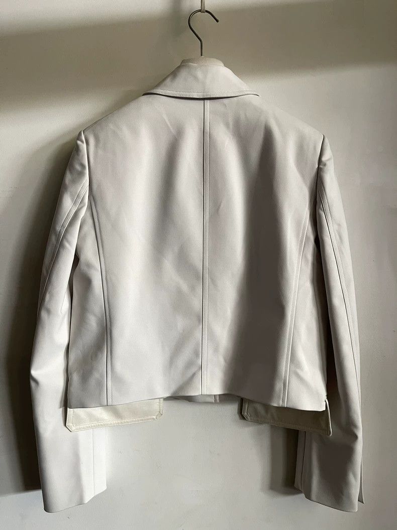 Helmut Lang HELMUT LANG size6 White collar jacket Size S / US 4 / IT 40 - 4 Thumbnail