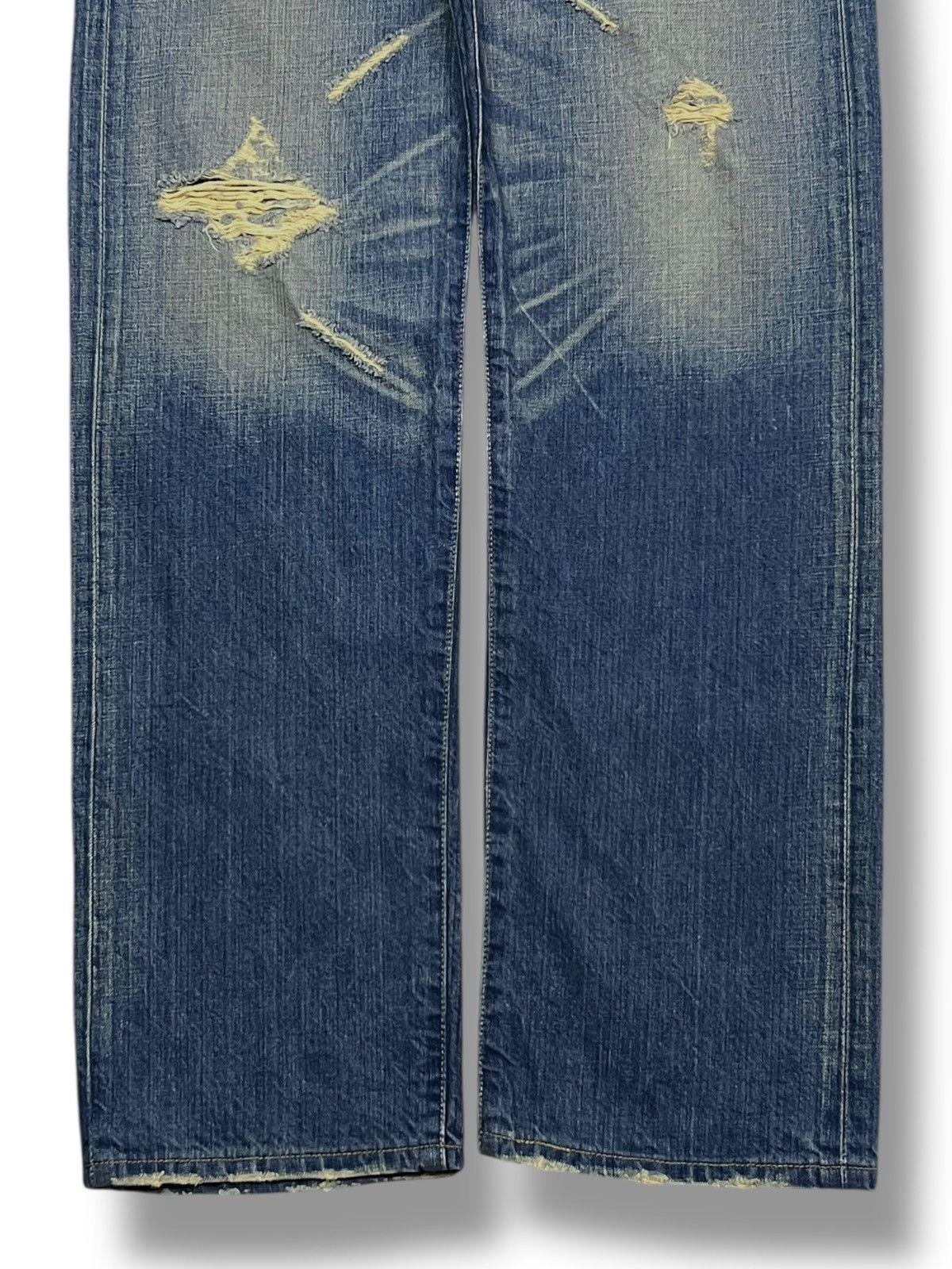 Levi's Loose Vintage 05s Levi’s 501 Japan Denim-Faded Whisker Wash Size US 33 - 6 Thumbnail