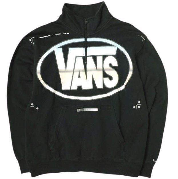 Other Other LQQK STUDIO × VANS VAULT Quarter Zip Top Cotton Blend Sweatshirt (Limited) Cotton Sweatshirts & Hoodies VN0A4VMKBLK DUTY FREE for USA Size ONE SIZE - 1 Thumbnail