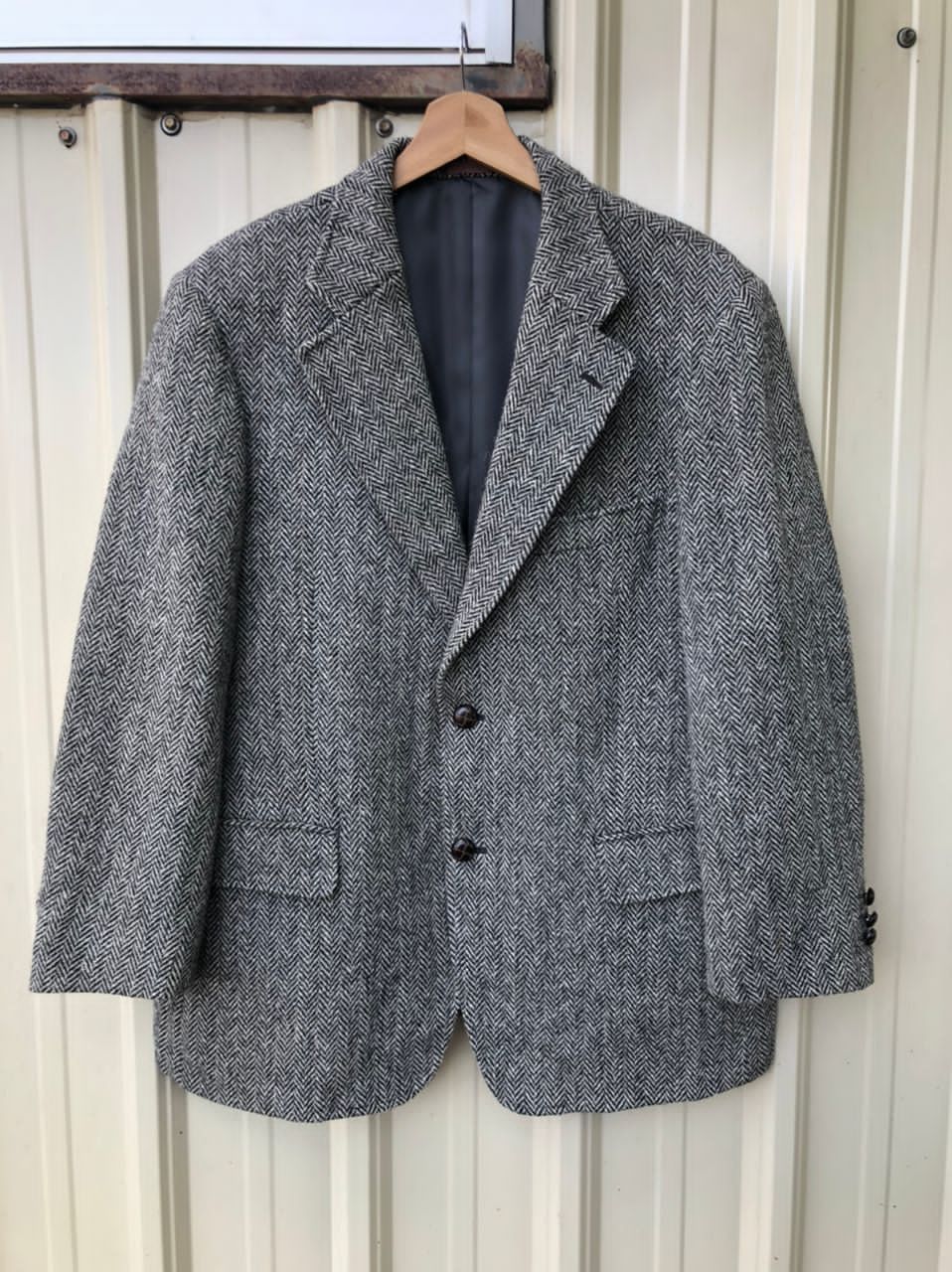 Harris Tweed × Vintage Vintage Harris Tweed Wool Blazer Jacket Size US L / EU 52-54 / 3 - 1 Thumbnail