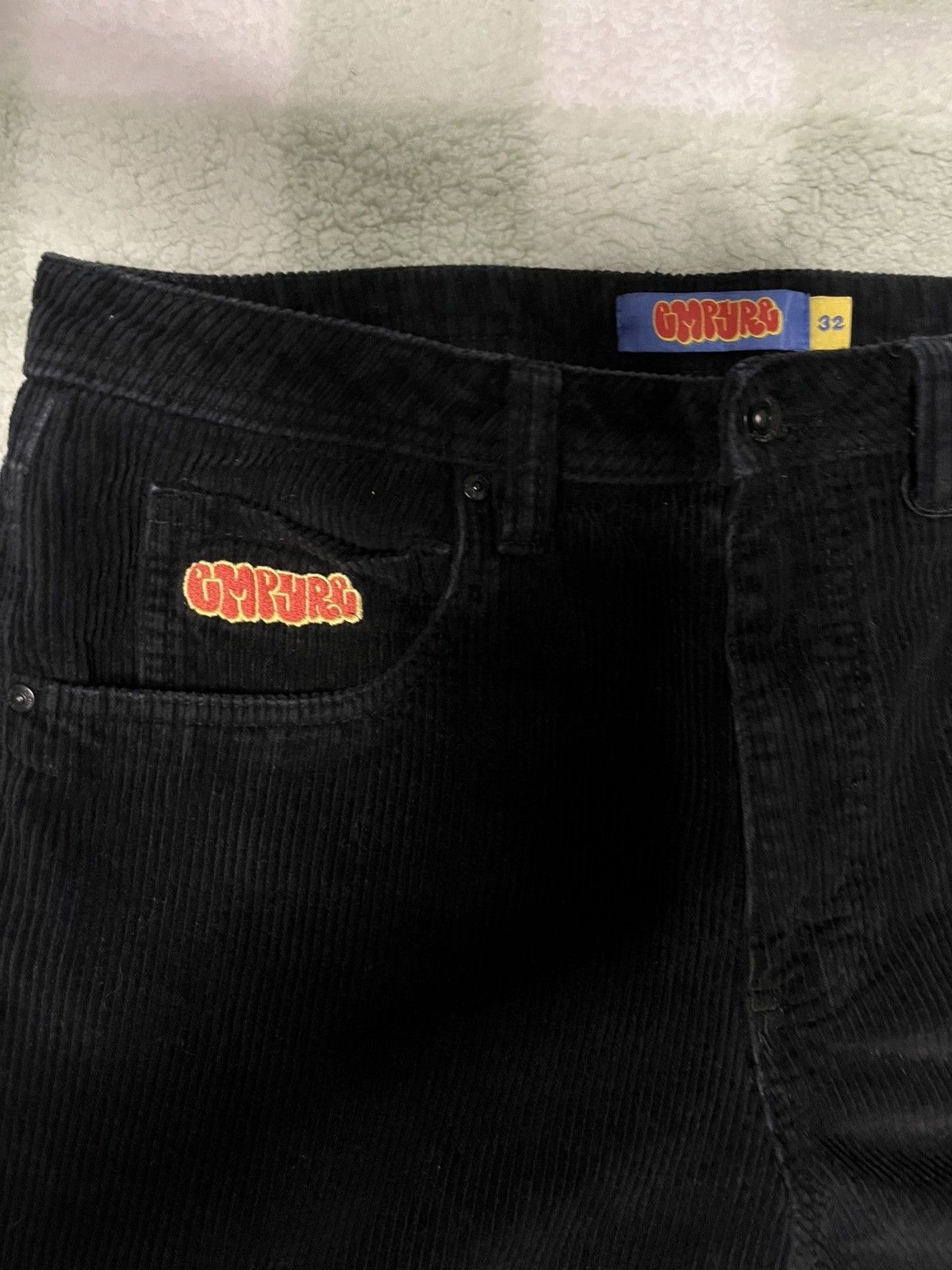 Empyre empyer black corduroy jeans Size US 32 / EU 48 - 2 Thumbnail