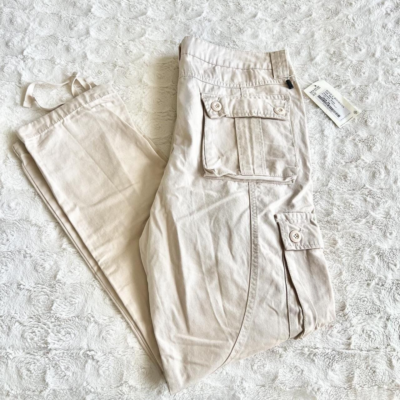 Other Matchstick Cargo Pants Mens 40x32 Beige Paratrooper Military Size US 40 / EU 56 - 1 Thumbnail