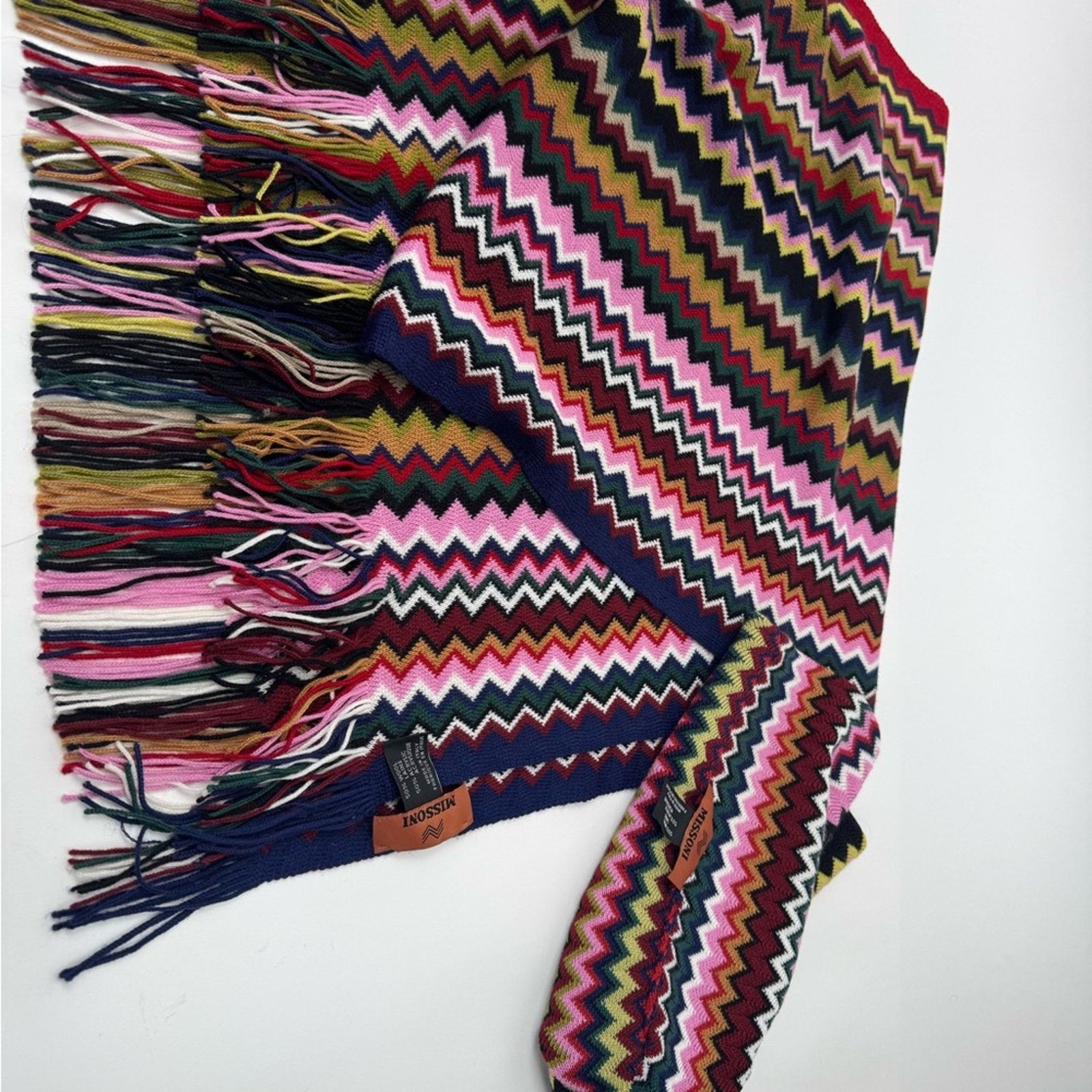 Missoni Missoni beautiful flames stitch one size hat and scarf Size ONE SIZE - 15 Thumbnail