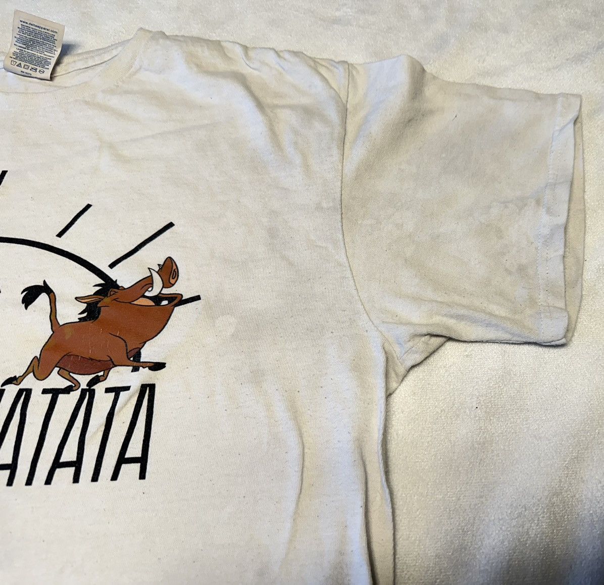 Delta × Vintage VTG Disney Lion King Hakuna Matata Shirt-Delta Pro-Large Size US L / EU 52-54 / 3 - 5 Thumbnail