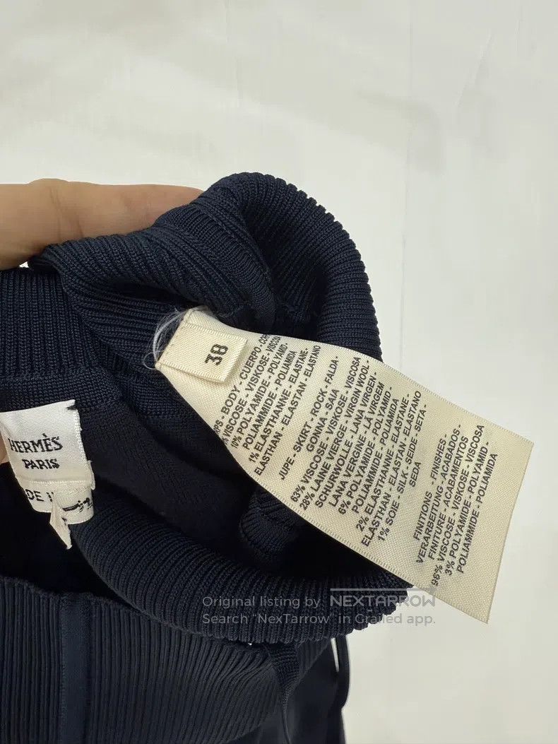 Hermes Hermes 25 Autumn/Winter Elastic Strap Knit Dress Size XS / US 0-2 / IT 36-38 - 5 Thumbnail