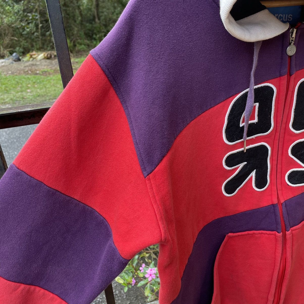 Japanese Brand × Vintage 🔥🇯🇵Arcus Big Logo Nice Striped Full Zipper Pullover Hoodie Size US M / EU 48-50 / 2 - 6 Thumbnail