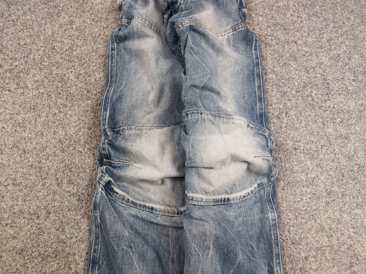 G-Star Vintage G Star Raw 3D Loose Double Knee Faded Denim Jeans Size US 33 - 6 Thumbnail