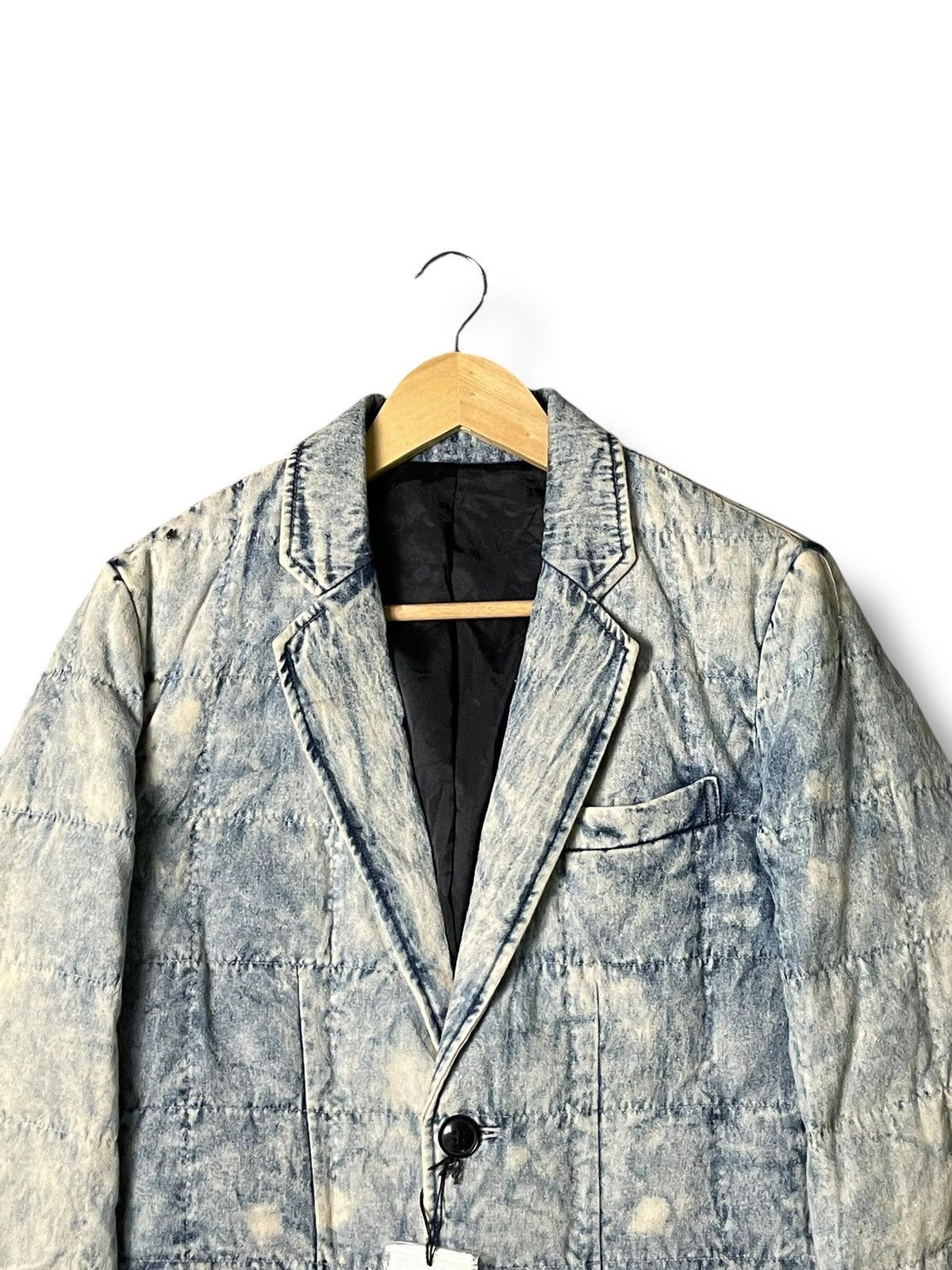 Japanese Brand Cavaria Distressed Denim Jacket (3) Size US XXS / EU 40 - 7 Thumbnail
