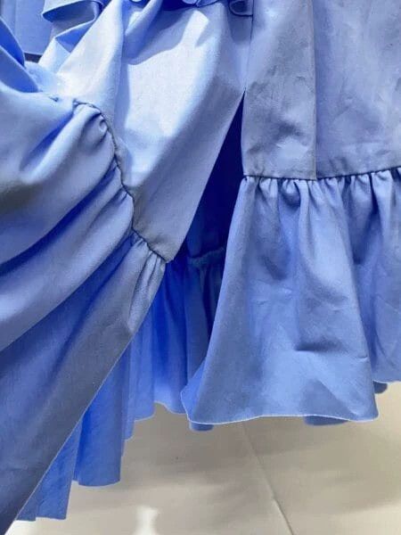 Comme des Garcons Comme Des Garcons size S Blue Retro Lace Design Skirt Size 24" / US 00 / IT 34 - 7 Thumbnail