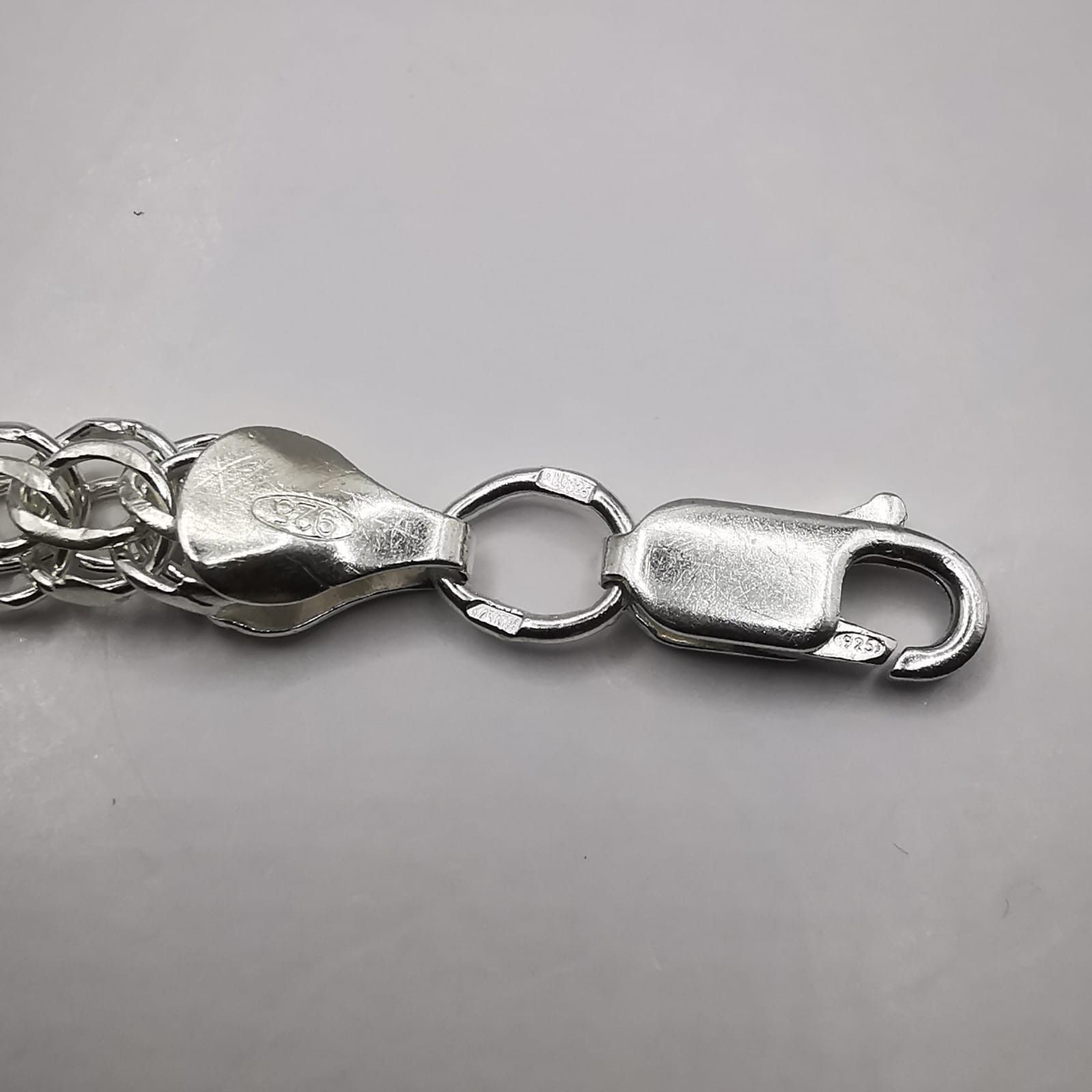 Sterling Silver Vintage Bracelet Jewelry,925 Sterling Silver, Handmade 8,50g Size ONE SIZE - 4 Thumbnail