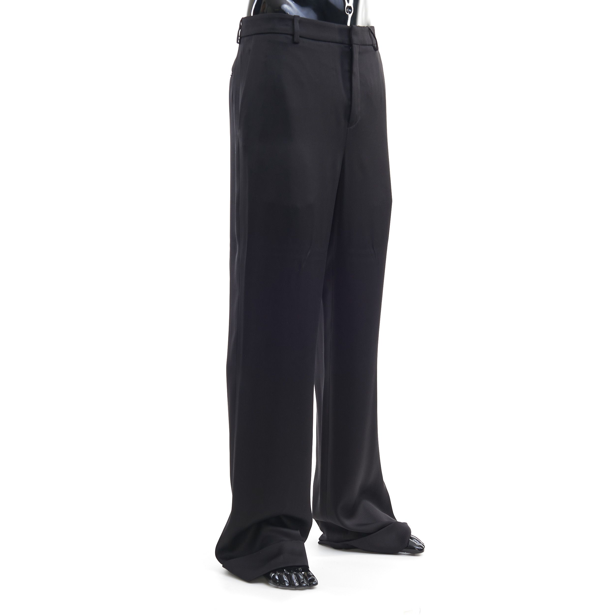 Saint Laurent Paris Black Silk Pants Size US 30 / EU 46 - 7 Thumbnail