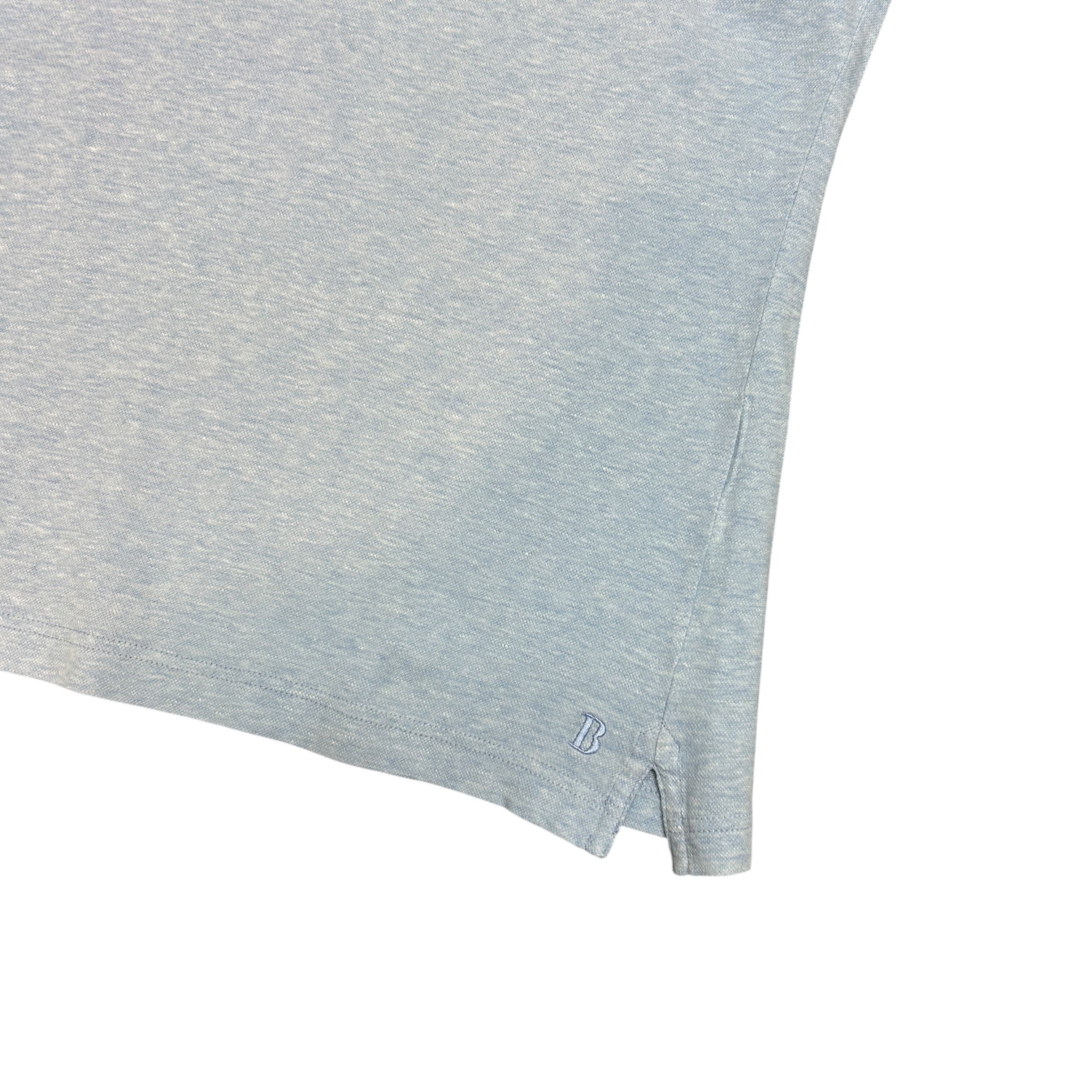 Boggi Boggi Milano Regular Light Blue Short Sleeve Polo Shirt M Size US M / EU 48-50 / 2 - 5 Thumbnail