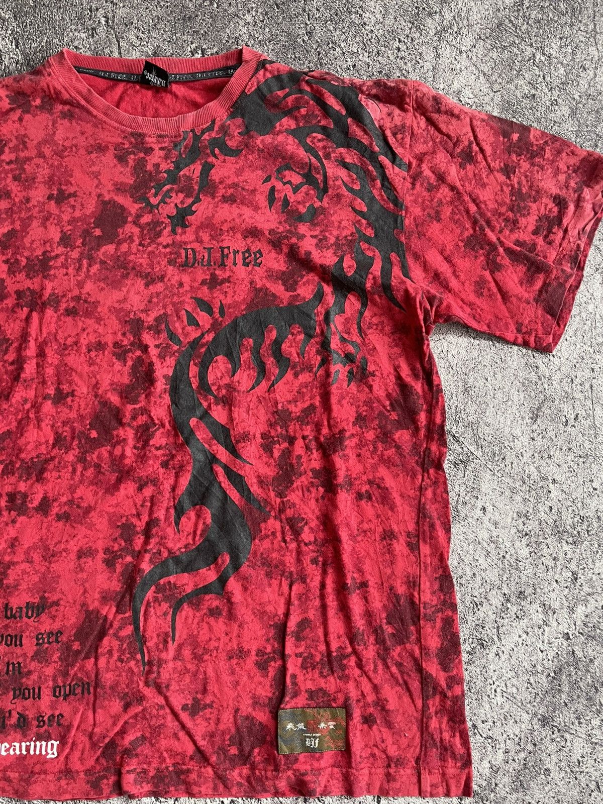 Japanese Brand Y2K DJ Free tribal ifsixwasnine style tshirt Size US L / EU 52-54 / 3 - 3 Thumbnail