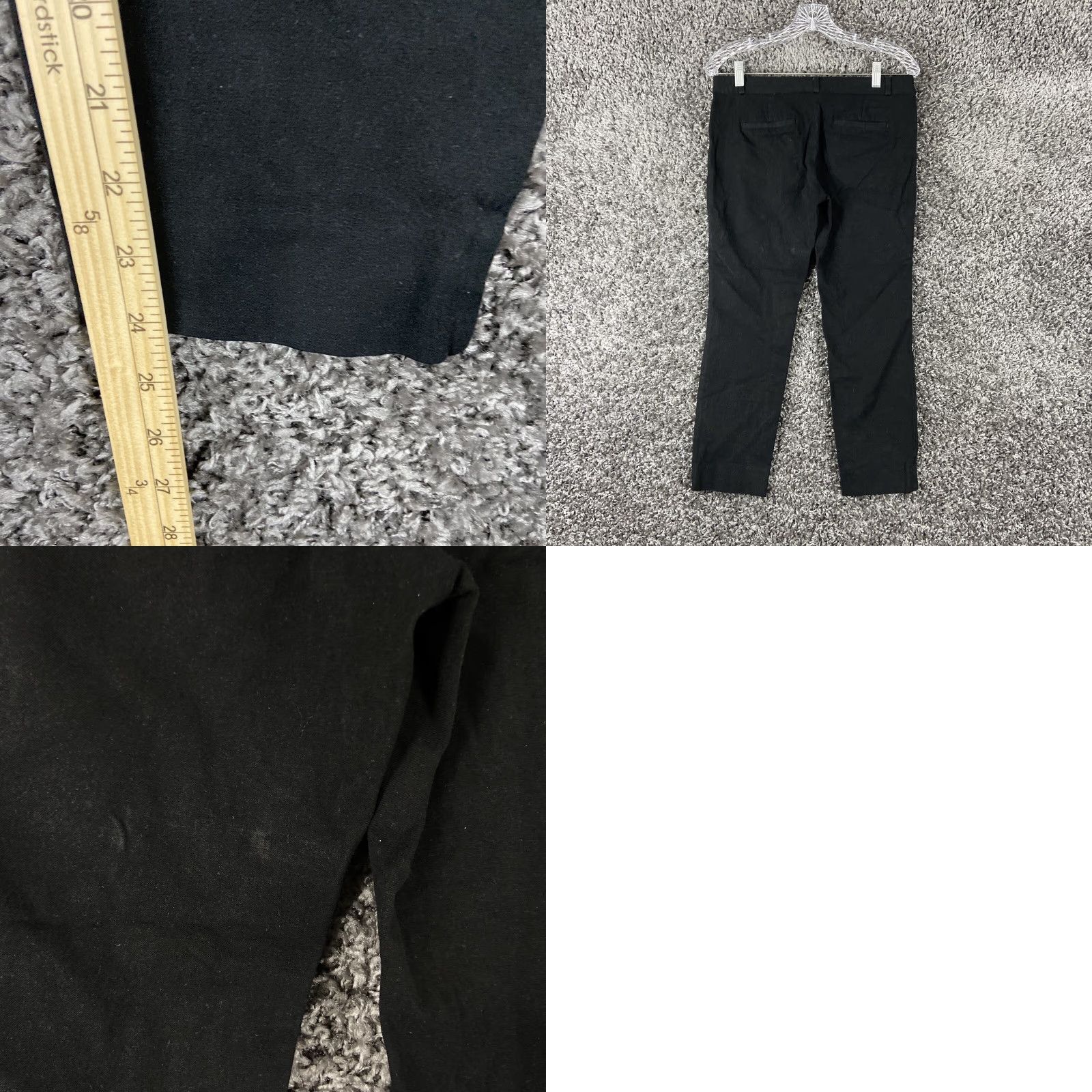Banana Republic Banana Republic Sloan Fit Black Pants Women’s 6 - Black, Pants, Women, 6, Sloan, Ankle Size 28" / US 6 / IT 42 - 8 Thumbnail