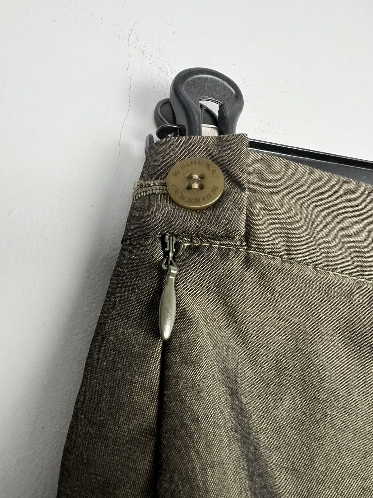 Burberry × Vintage Burberry Vintage Khaki Nylon Casual Chino Pants Size 29" - 4 Thumbnail