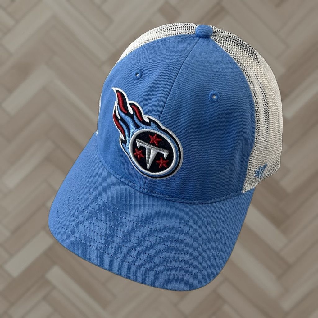 Vintage ’47 Tennessee Titans Adjustable Snapback Trucker Hat Men Blue Baseball Cap Sports Cap Casual Hat II? Size ONE SIZE - 1 Thumbnail