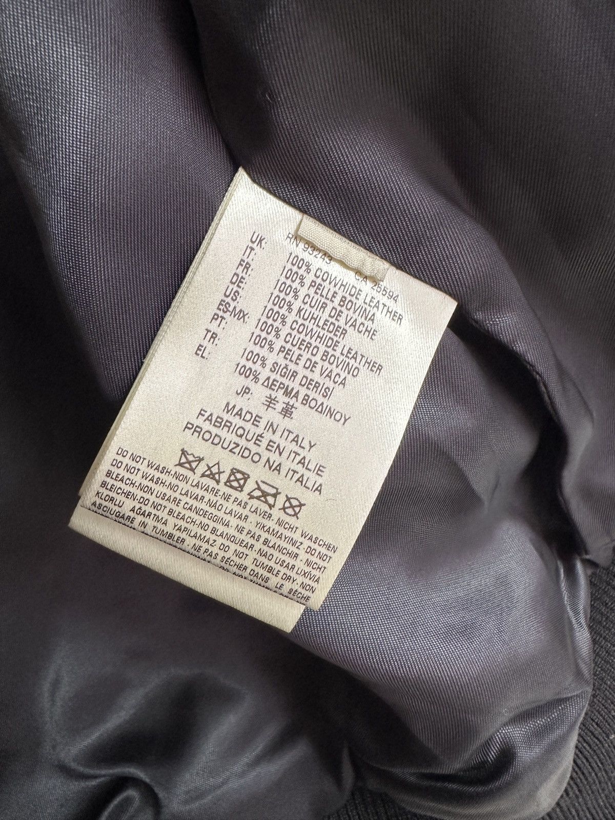 Diesel Diesel Black Gold Bomber Leather Jacket Size XS / US 0-2 / IT 36-38 - 11 Thumbnail