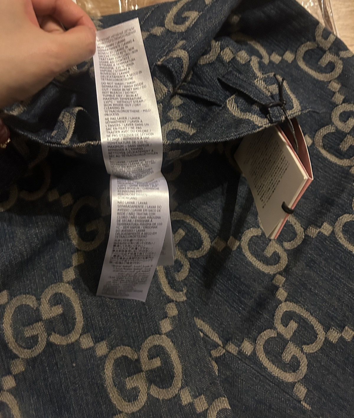 Gucci Gucci Jumbo GG 22 THOUSAND 7 HUNDRED AND FIVE GUCCI Denim Size US 36 / EU 52 - 9 Thumbnail
