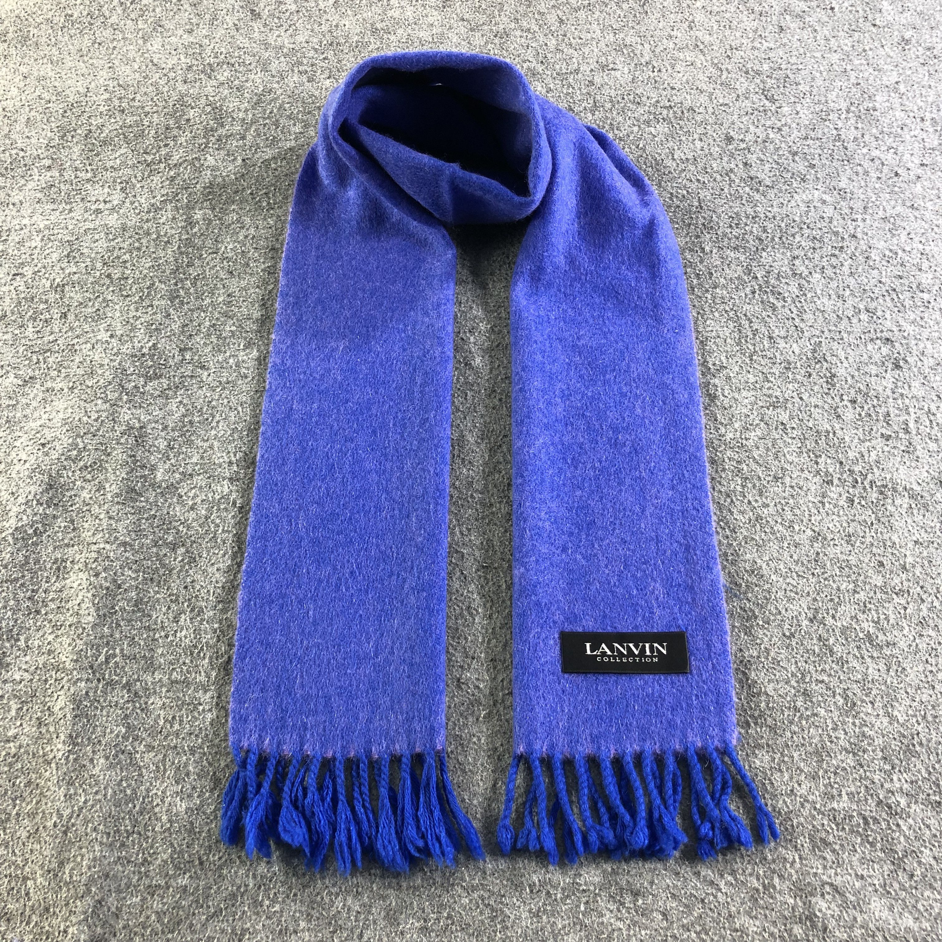 Lanvin Lanvin Cashmere Scarf Muffler V2027 Size ONE SIZE - 1 Thumbnail