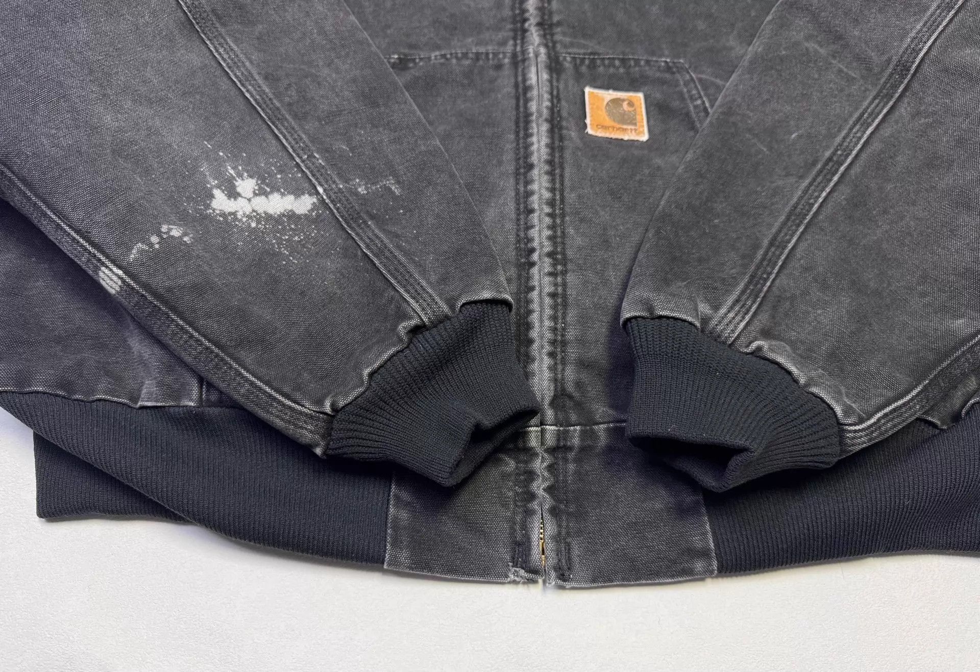 Carhartt Vintage Carhartt J06 ONX Black XXL Hooded Work Jacket 1999 Size US XXL / EU 58 / 5 - 3 Thumbnail