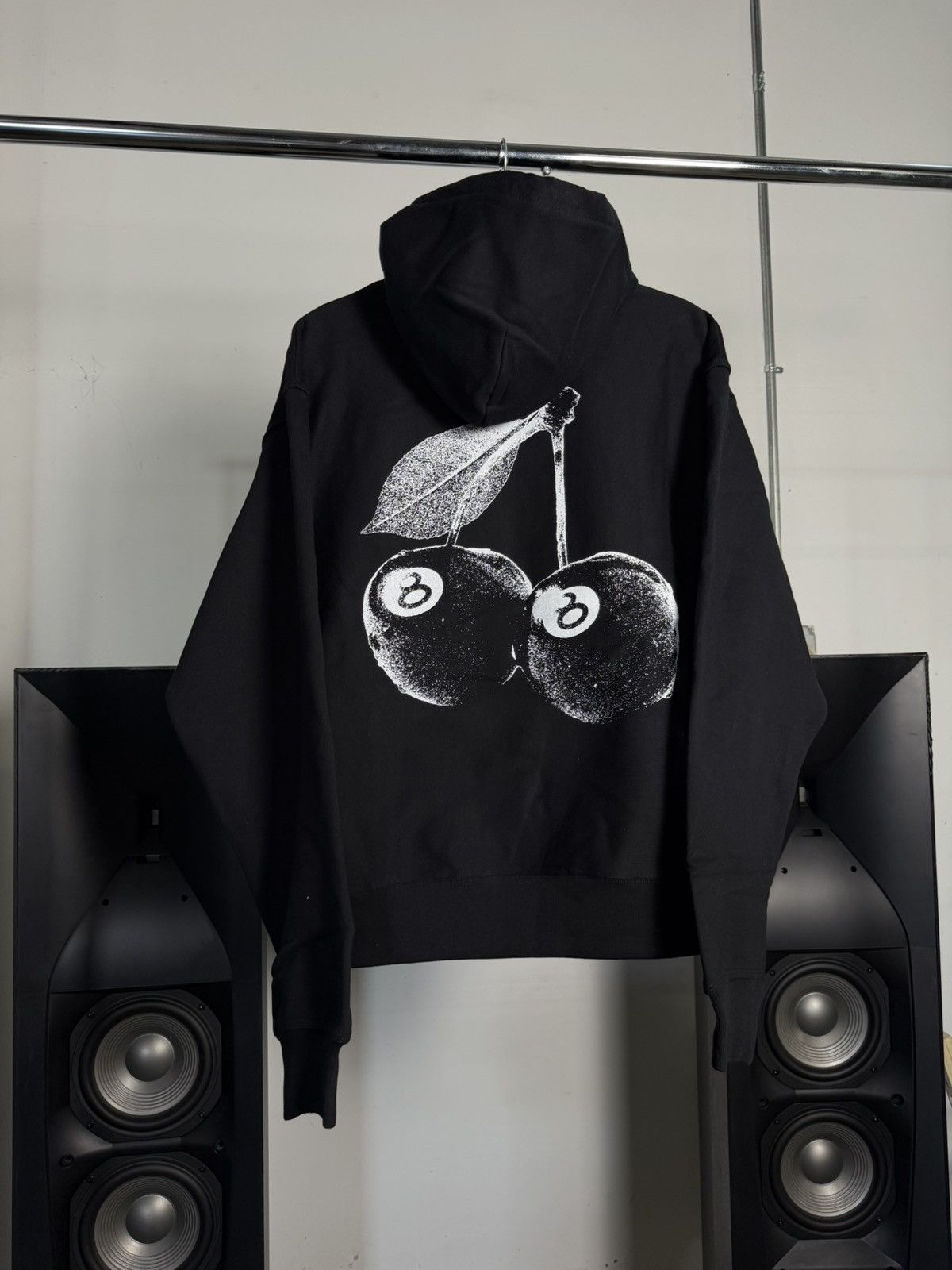 STUSSY Cherries Hoodie “Black”