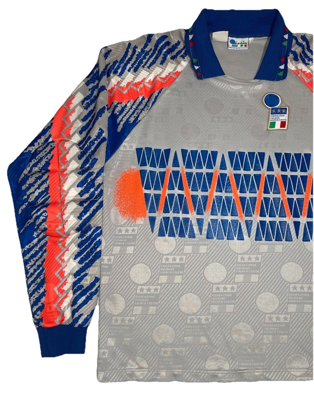 Diadora 1994 Italy National Team Diadora World Cup Goalkeeper Jersey Size ONE SIZE - 3 Thumbnail