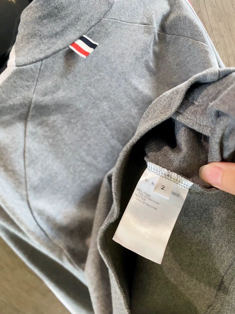 Thom Browne Thom Browne Grey zip jacket Size US M / EU 48-50 / 2 - 4 Thumbnail