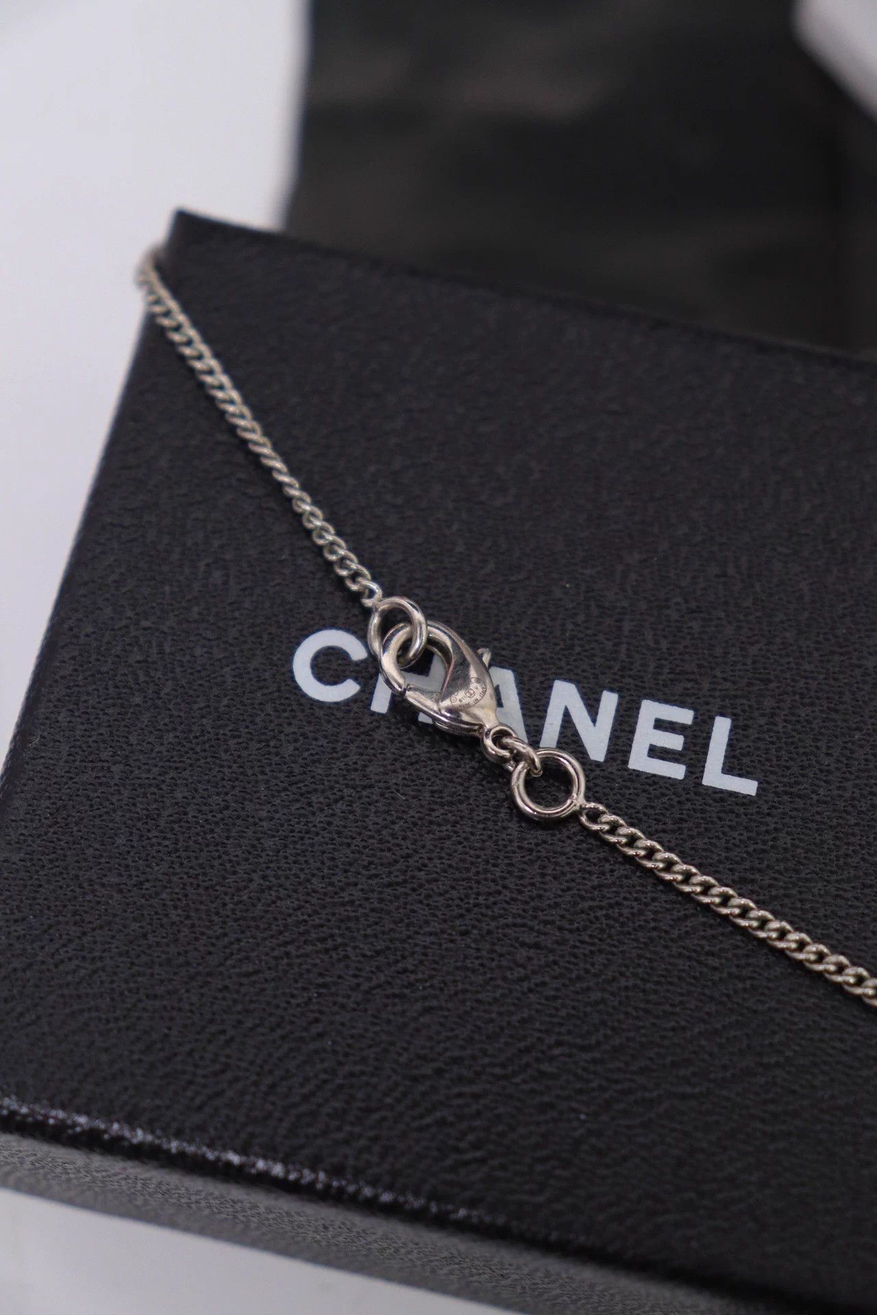Chanel Chanel Double C crystal 41cm necklace 1.2x1.5cm pendant Size ONE SIZE - 4 Thumbnail