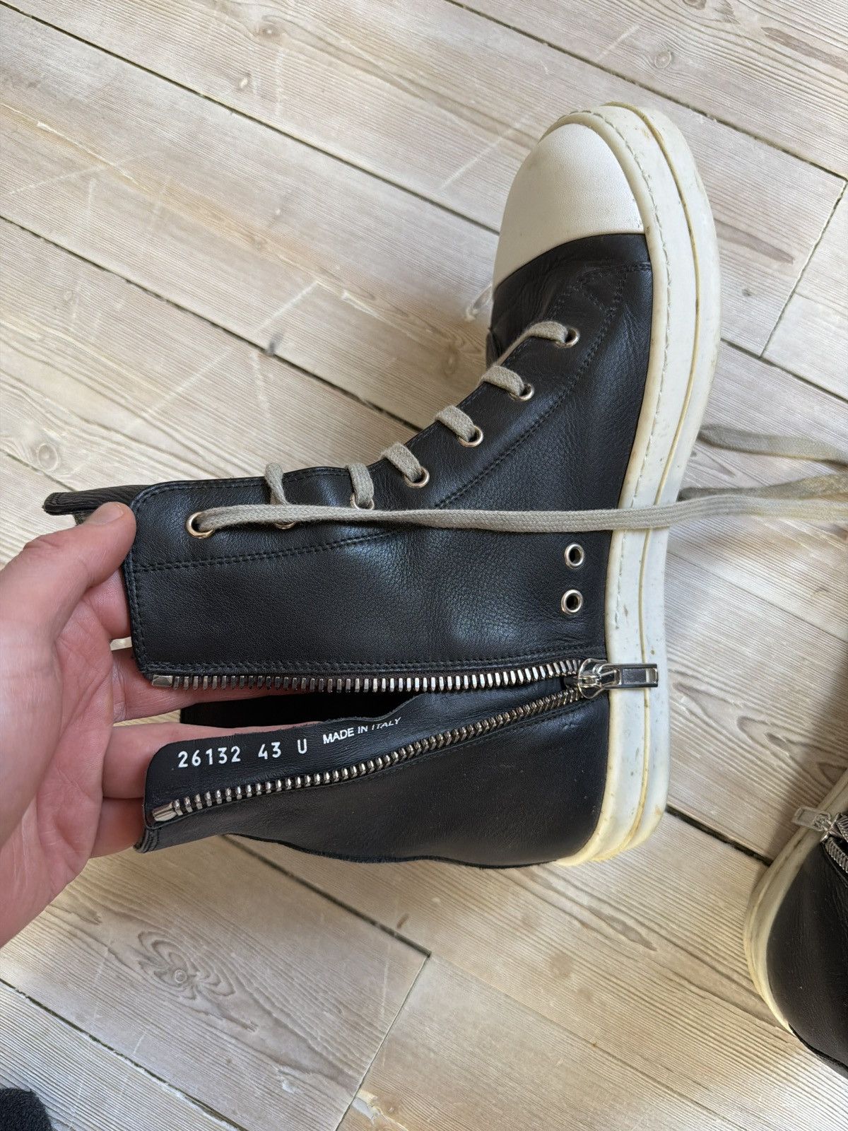 Rick Owens Geo Baskets 43 Size US 10.5 / EU 43-44 - 4 Thumbnail