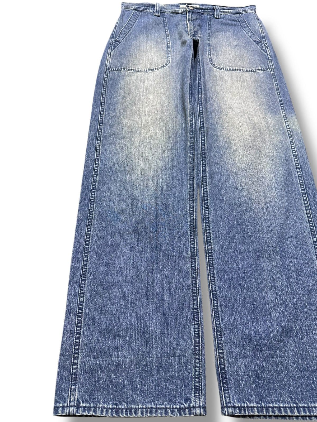 JW Anderson × Uniqlo Vintage Uniqlo X JWanderson Wide Leg Skate Denim Size US 33 - 3 Thumbnail