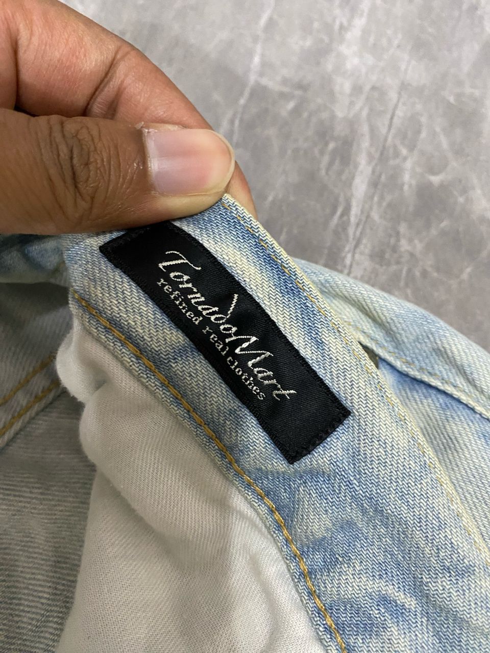 Tornado Mart 🔥Rare🔥 Tornado Mart Distressed Washed Jeans Size US 31 - 9 Thumbnail