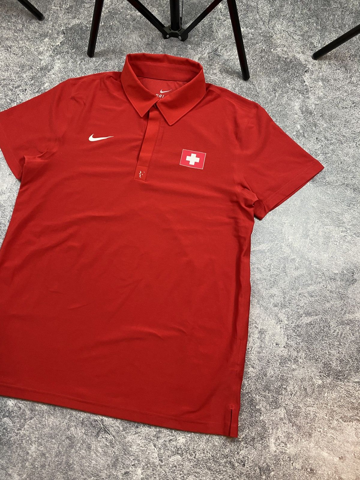 Nike Nike Roger Federer 2010 Nike Polo Shirt Top Medium M Size US M / EU 48-50 / 2 - 3 Thumbnail