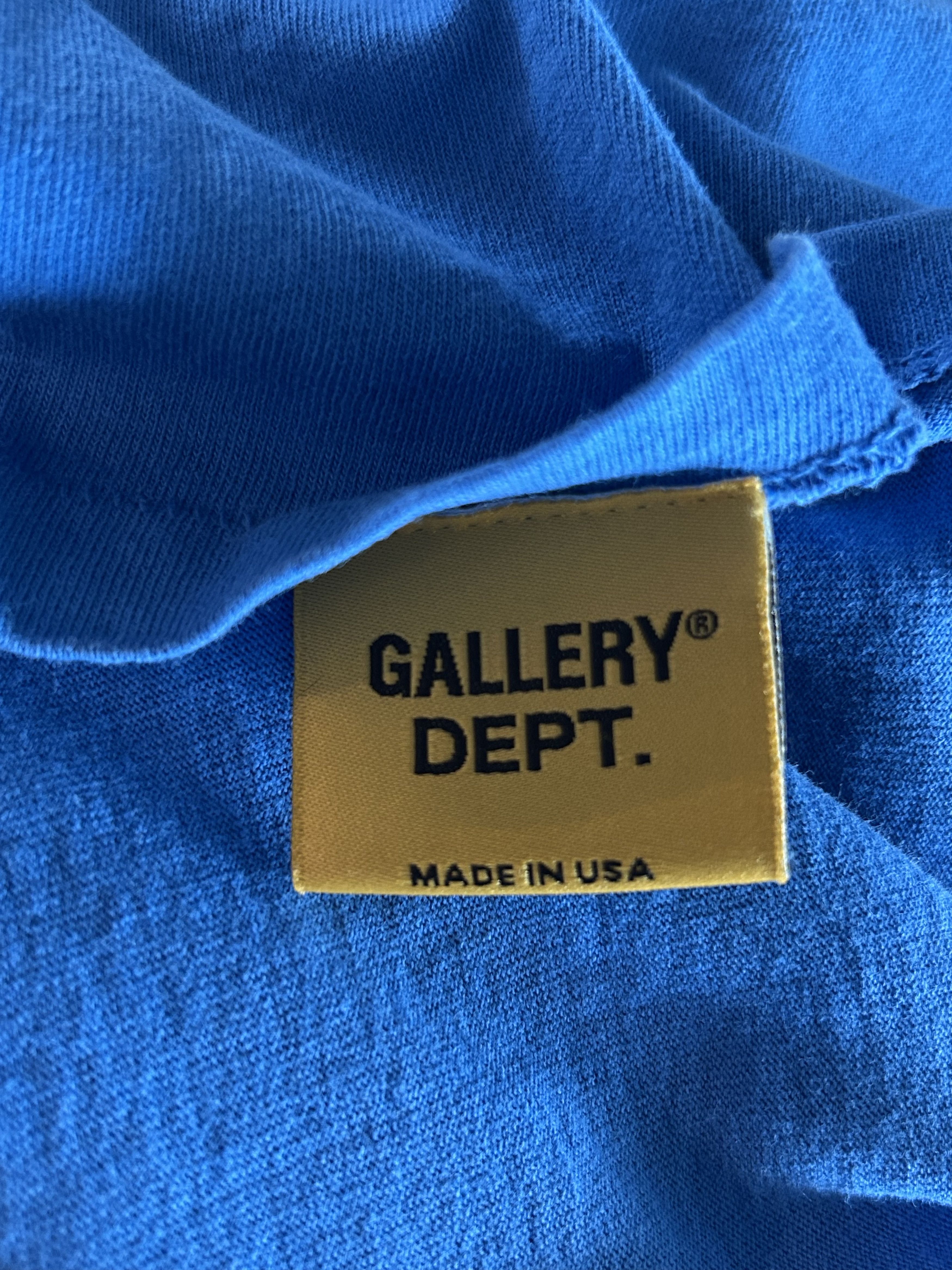Gallery Dept. Gallery Dept Blue & Black Dept Logo T-Shirt Size US XL / EU 56 / 4 - 3 Thumbnail