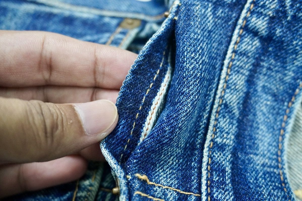 Denime × Japanese Brand × Vintage Vintage DENIME selvedge distressed jeans japanese brand Size US 30 / EU 46 - 8 Thumbnail