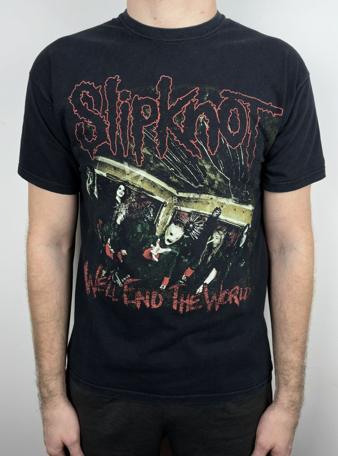 Band Tees Y2K Slipknot All Hope Is Gone Metal Band Graphic T Shirt Tee Size US M / EU 48-50 / 2 - 3 Thumbnail