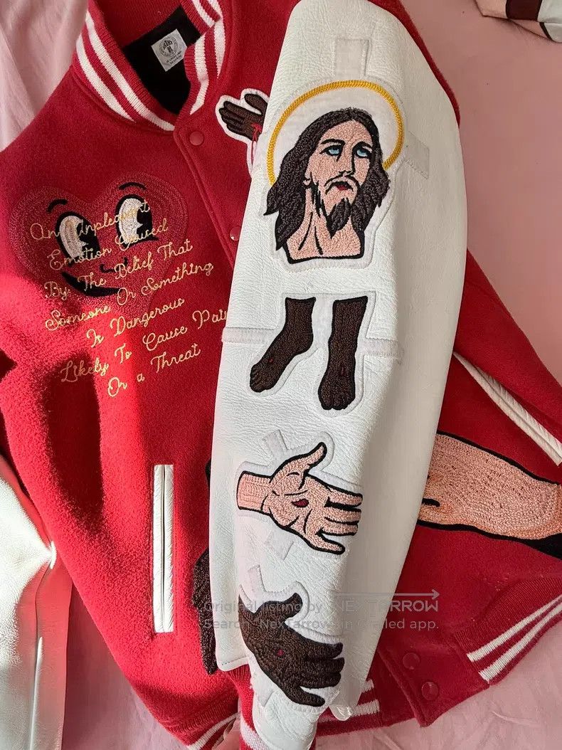 Saint Michael Saint Michael Baseball uniform, red and white patchwork Size US XL / EU 56 / 4 - 2 Thumbnail