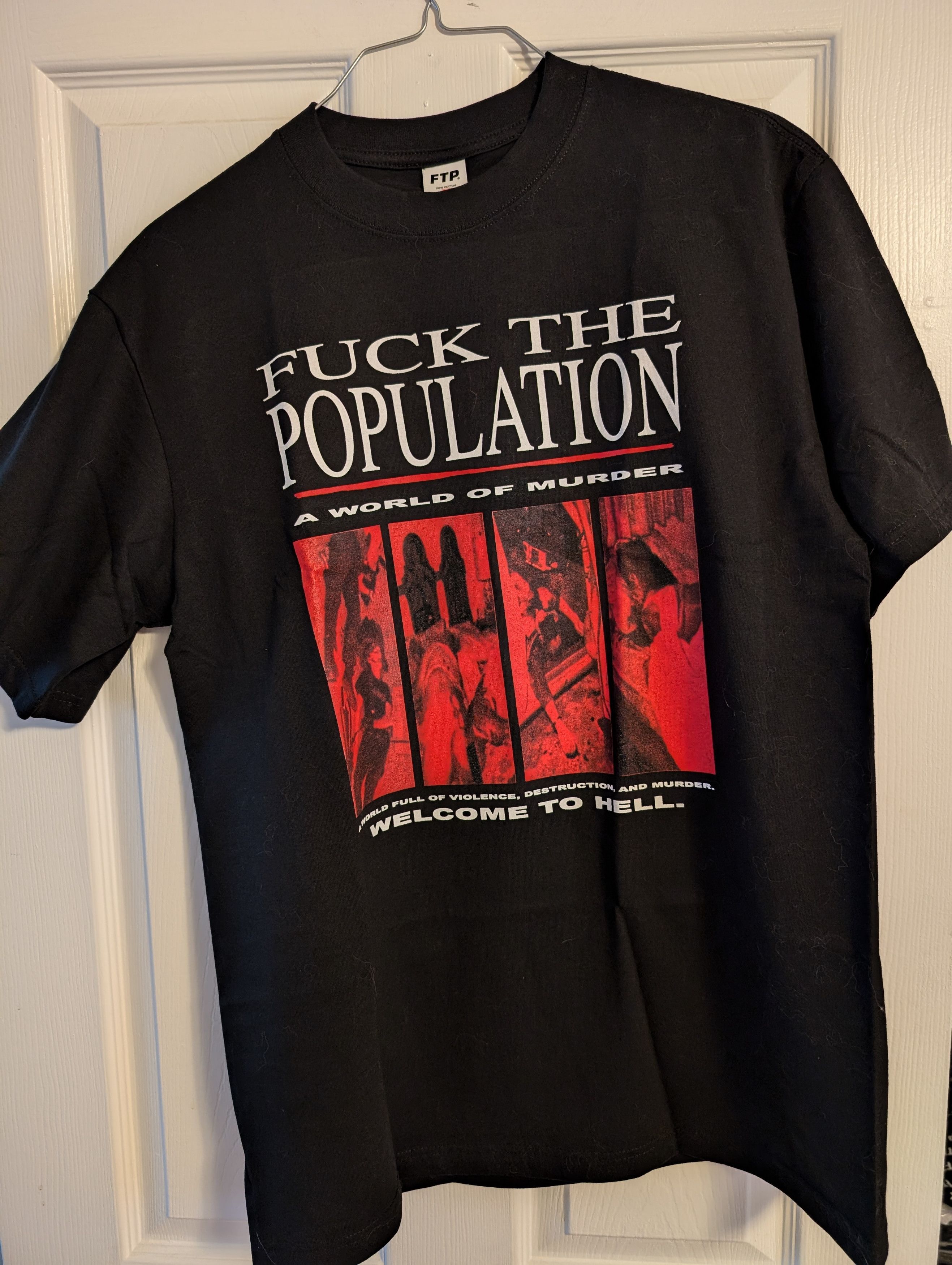 Fuck The Population FTP World of Murder Tee | Grailed Fuck The Population FTP World of Murder Tee | Grailed