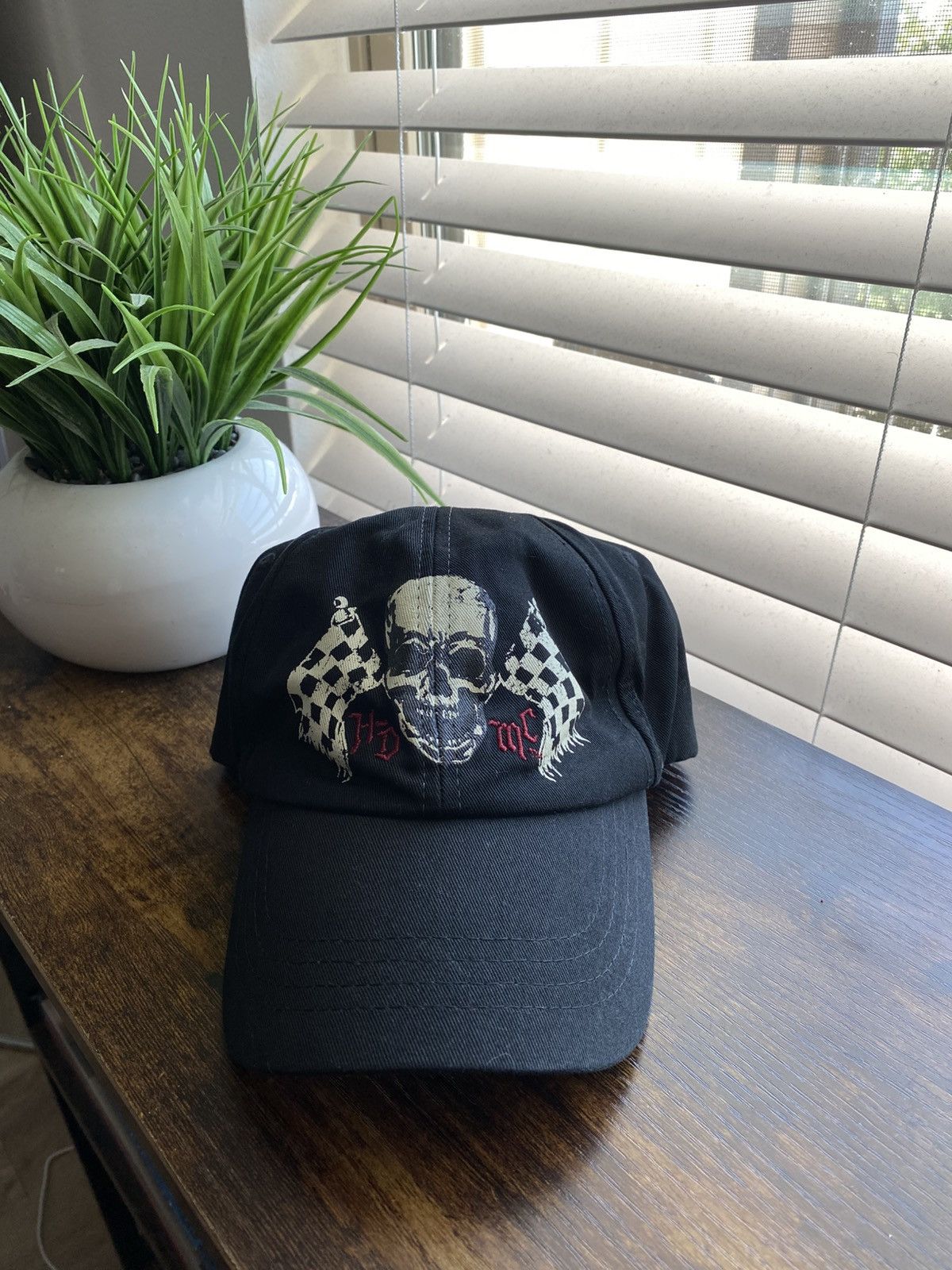Harley Davidson Harley Davidson Skull Grunge Hat Size ONE SIZE - 1 Thumbnail