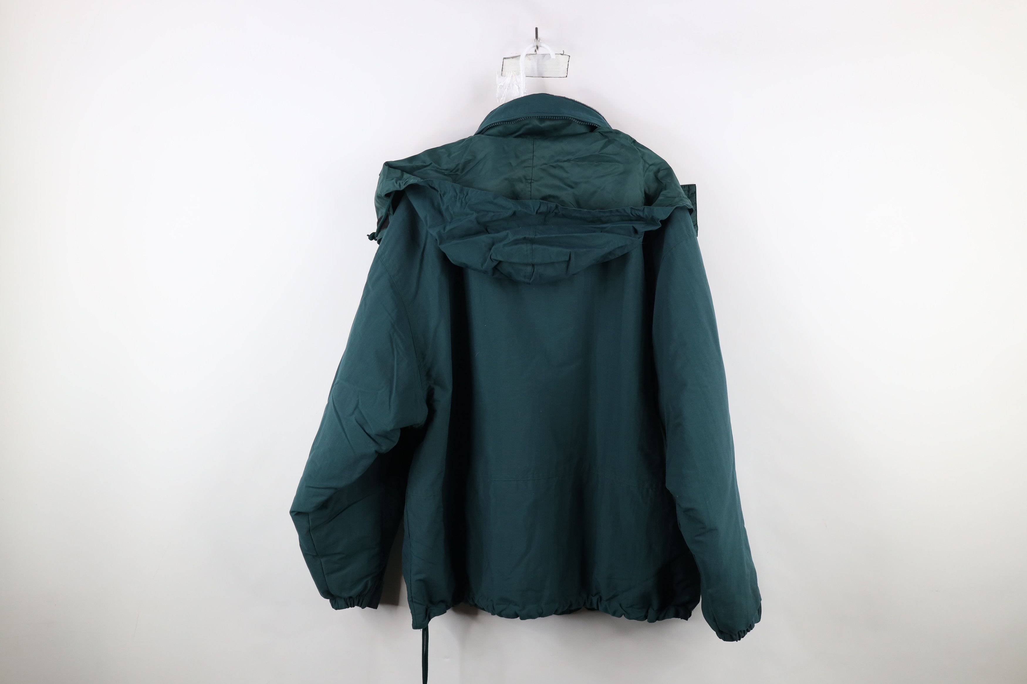 Vintage Vintage 90s Michigan University Lined Hooded Anorak Jacket Size US L / EU 52-54 / 3 - 13 Thumbnail