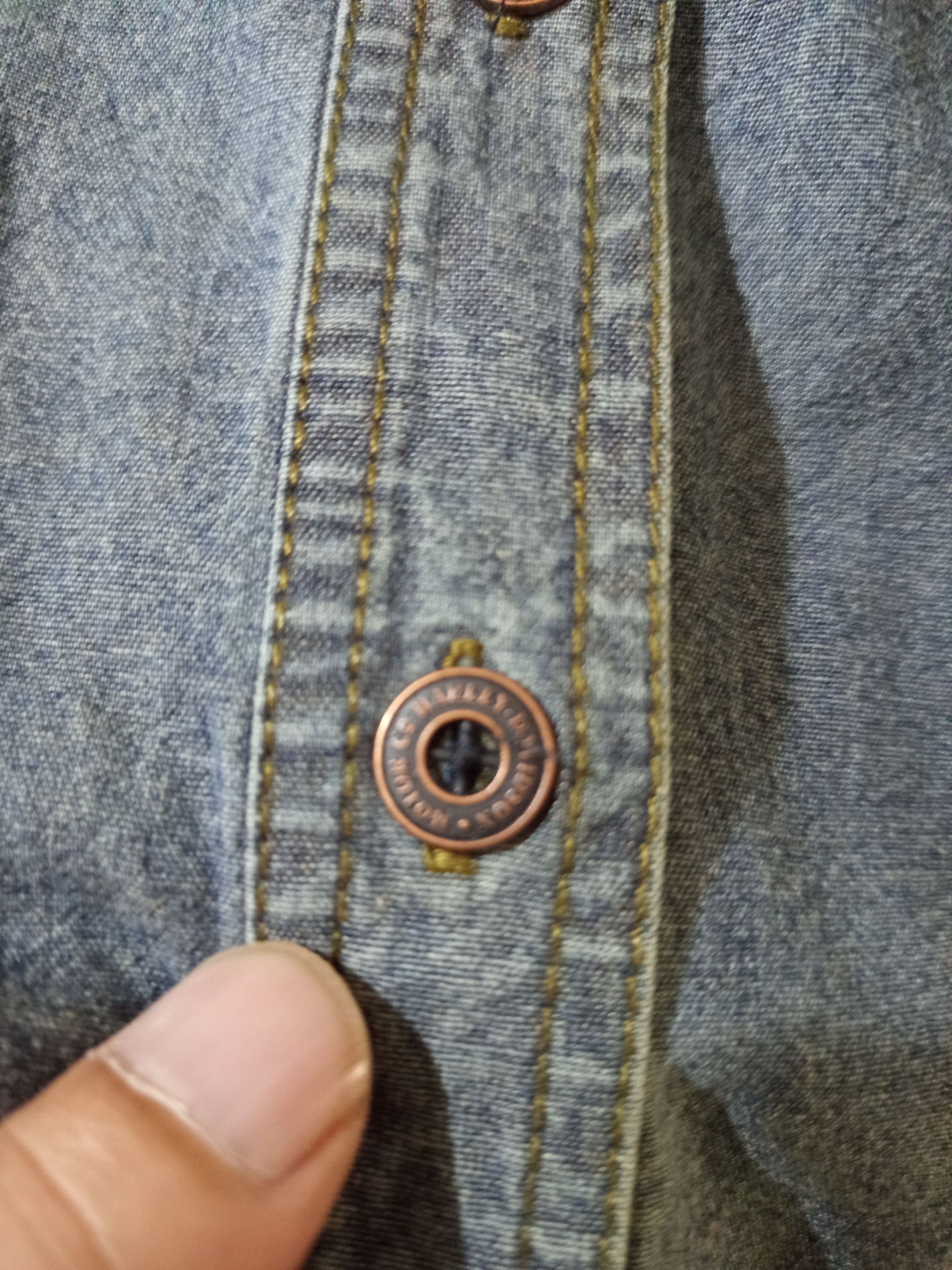 Harley Davidson 2003 Harley Davidson Show Sample Denim Shirt Size M / US 6-8 / IT 42-44 - 12 Thumbnail