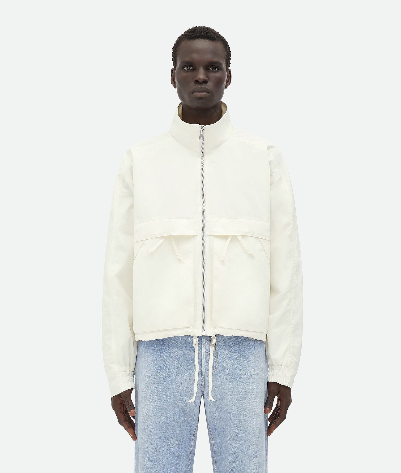 Bottega Veneta o1lf3ng10525 Tech Nylon Jacket in White Size US S / EU 44-46 / 1 - 1 Thumbnail