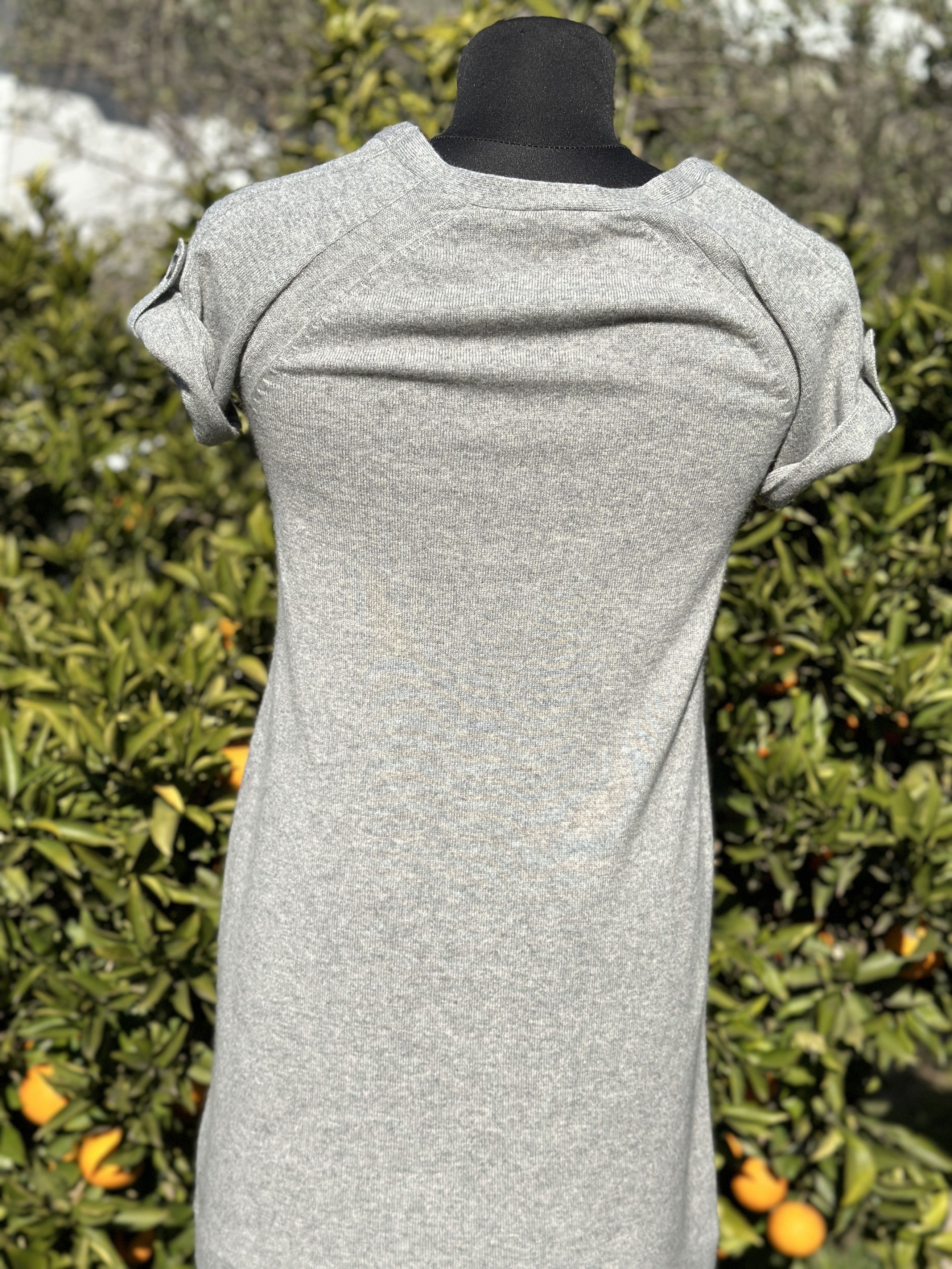 Theory Theory Pure Cashmere Pocket Heather Light Long Dress Size L Size L / US 10 / IT 46 - 3 Thumbnail