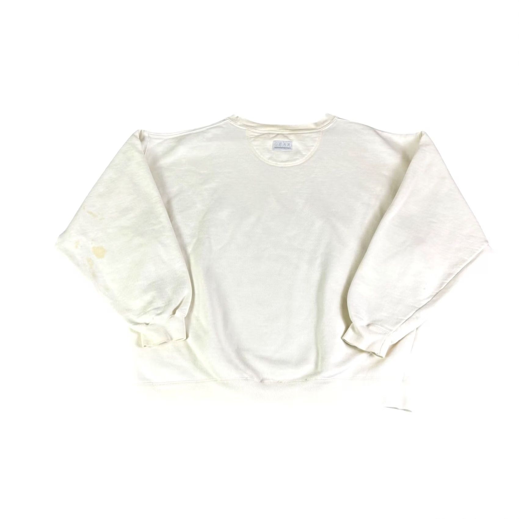 Vintage GEAR FOR SPORTS Sweatshirt XL White Mens Vintage Crew Neck Cotton Blend Graphic Print Heavyweight Pullover Size US XL / EU 56 / 4 - 3 Thumbnail