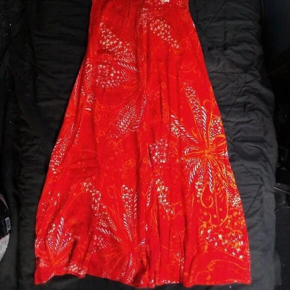 Other Vintage Alice Of California Psychedelic Pattern Dress Midi Size M / US 6-8 / IT 42-44 - 3 Thumbnail
