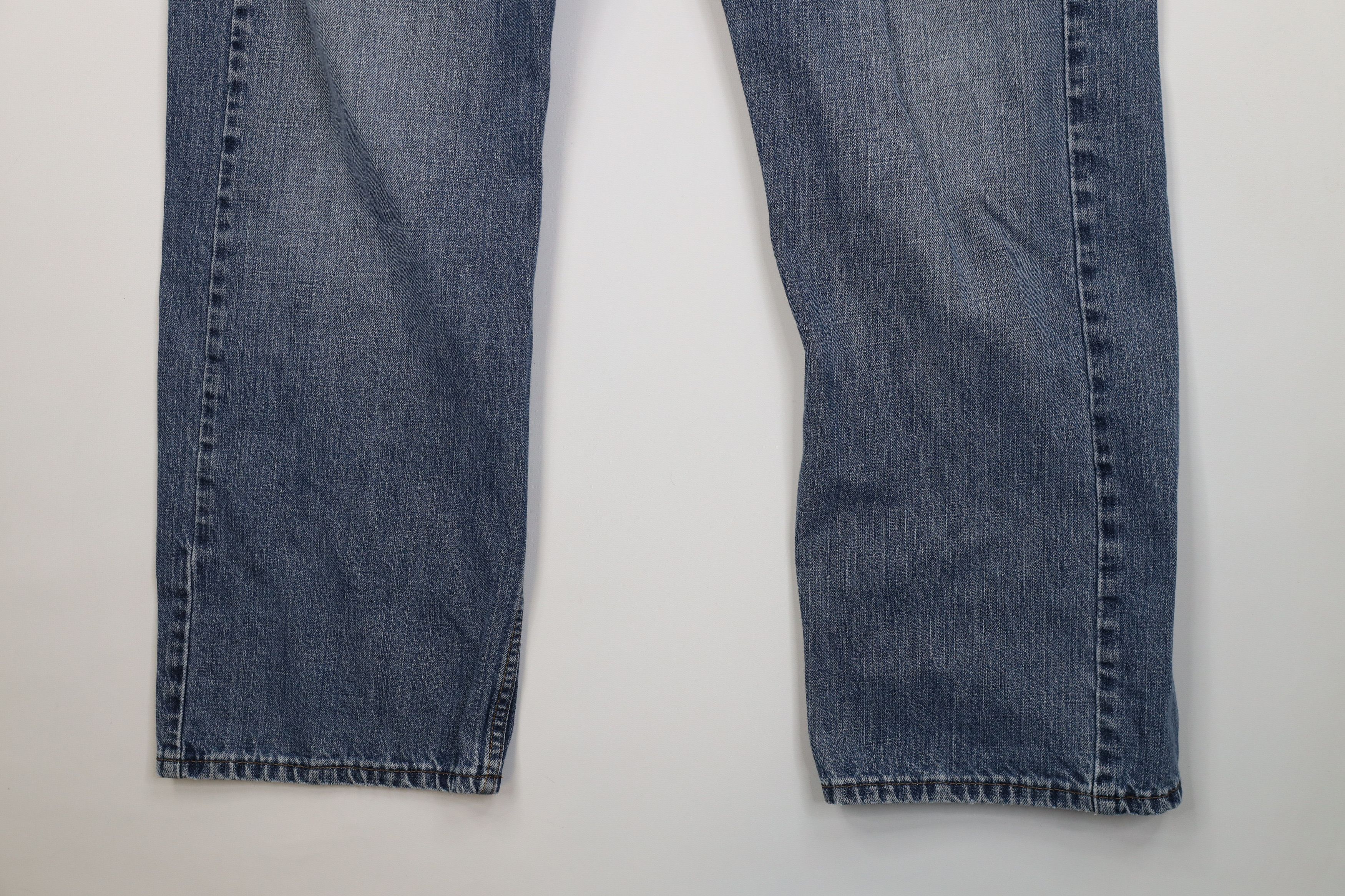 Levi's Vintage Y2K Levis 569 Straight Wide Leg Denim Jeans Blue Size US 38 / EU 54 - 4 Thumbnail